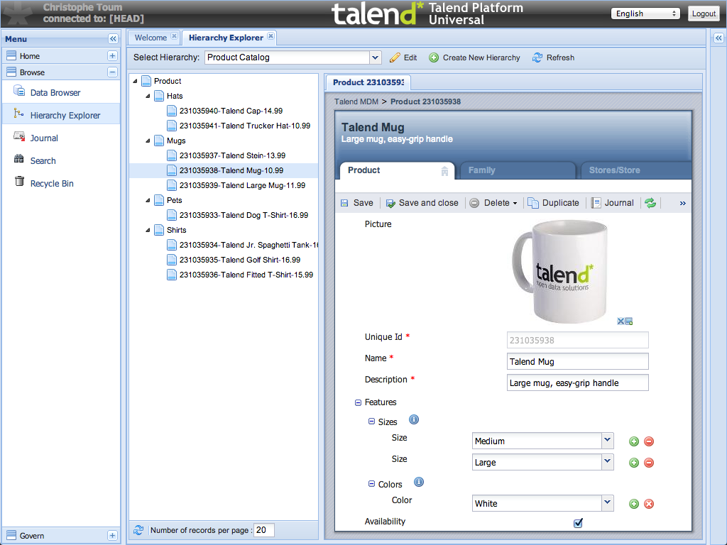 Talend MDM